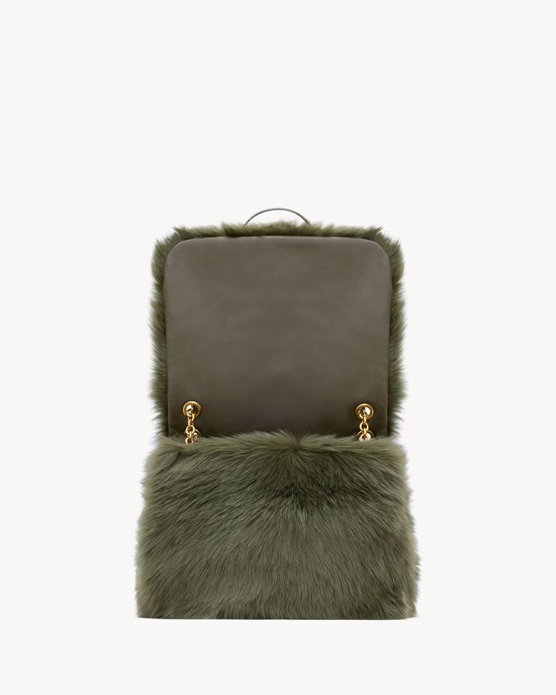 JAMIE 4.3中号羊毛皮手袋