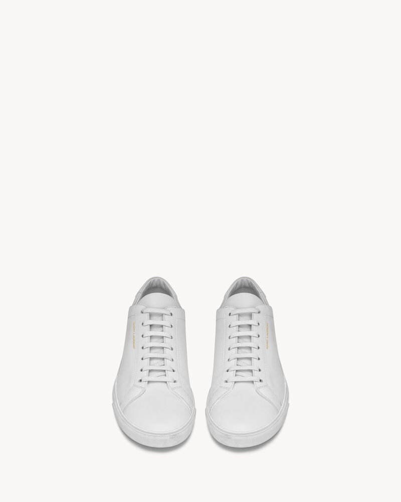 Andy 白色真皮运动鞋