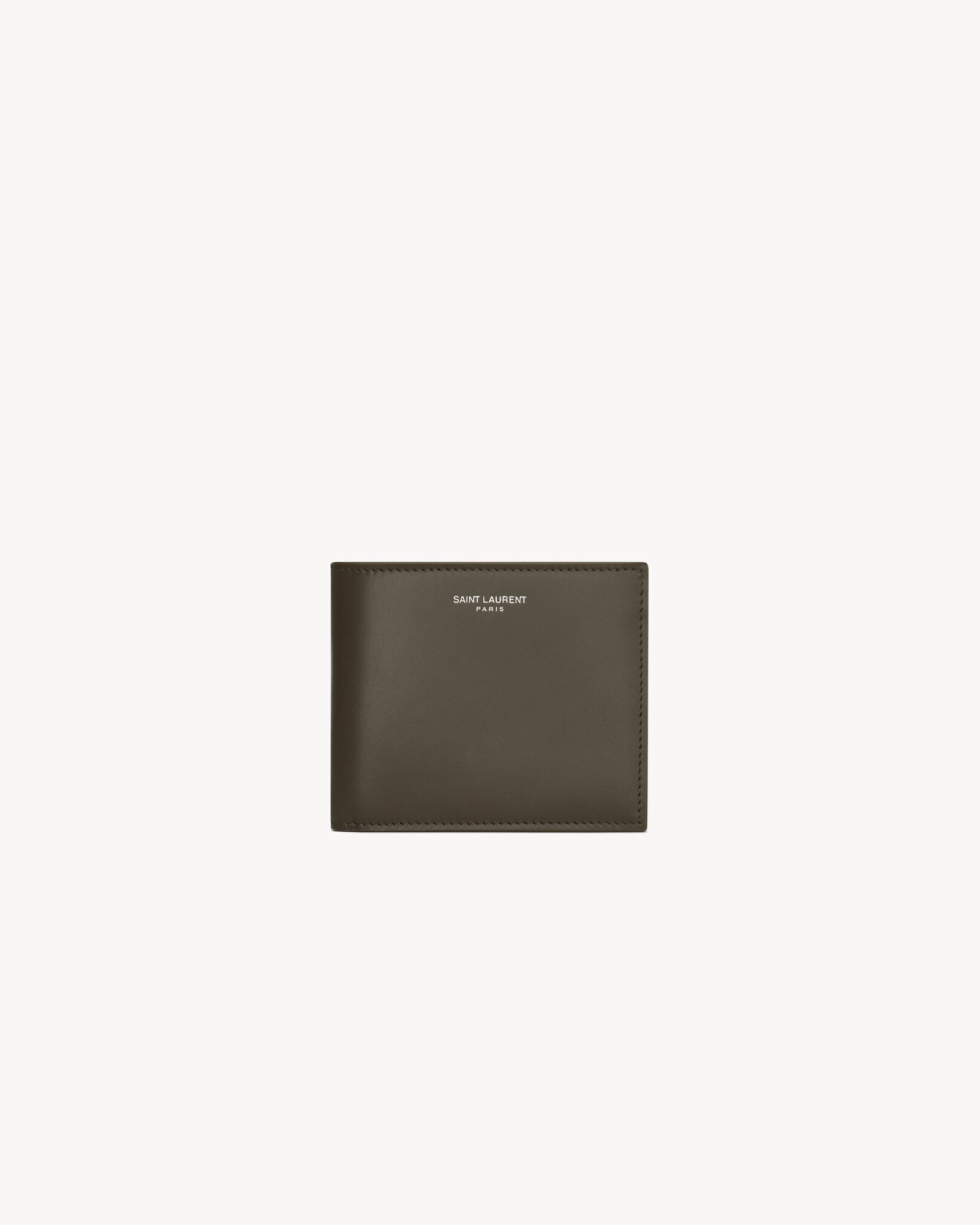 SAINT LAURENT PARIS光滑皮革横款钱包