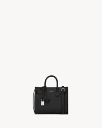 SAC DE JOUR NANO粒面皮革手袋
