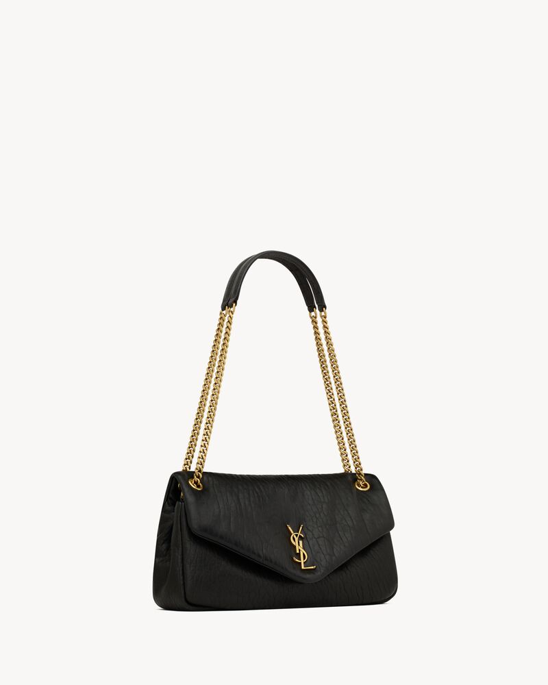 CALYPSO中号粒面羊皮革手袋
