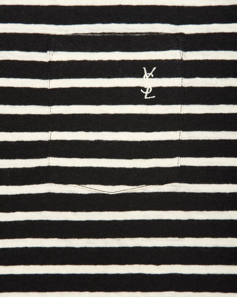 monogram条纹针织T恤