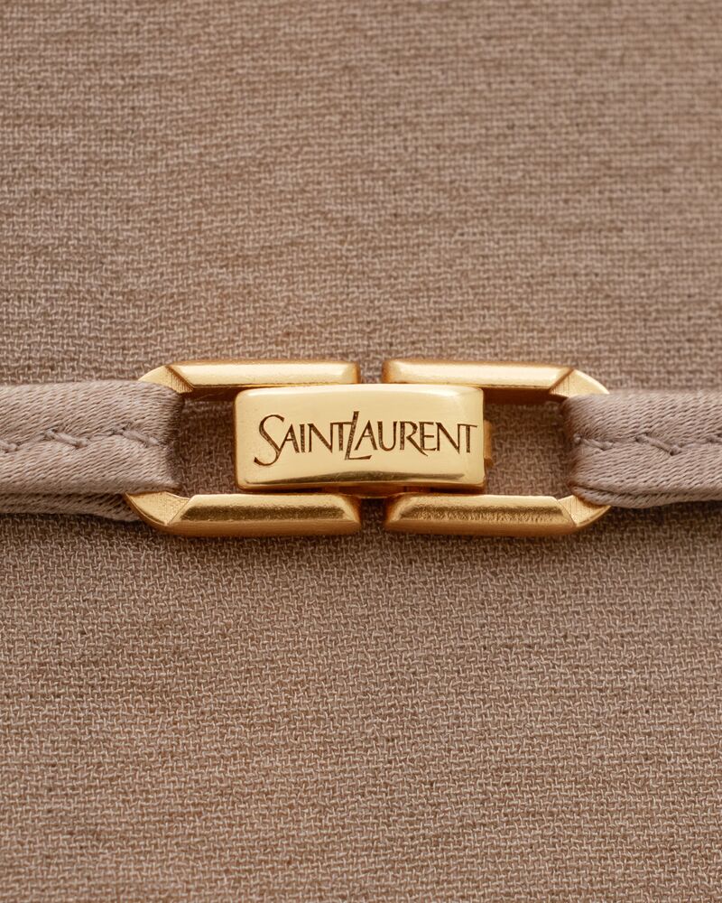 弹力桑蚕丝乔其纱露背连身衣