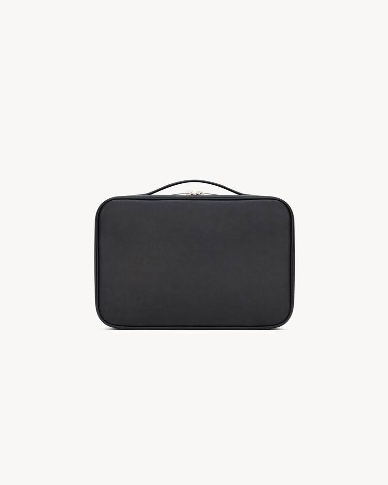 SAINT LAURENT PARIS皮革化妆包