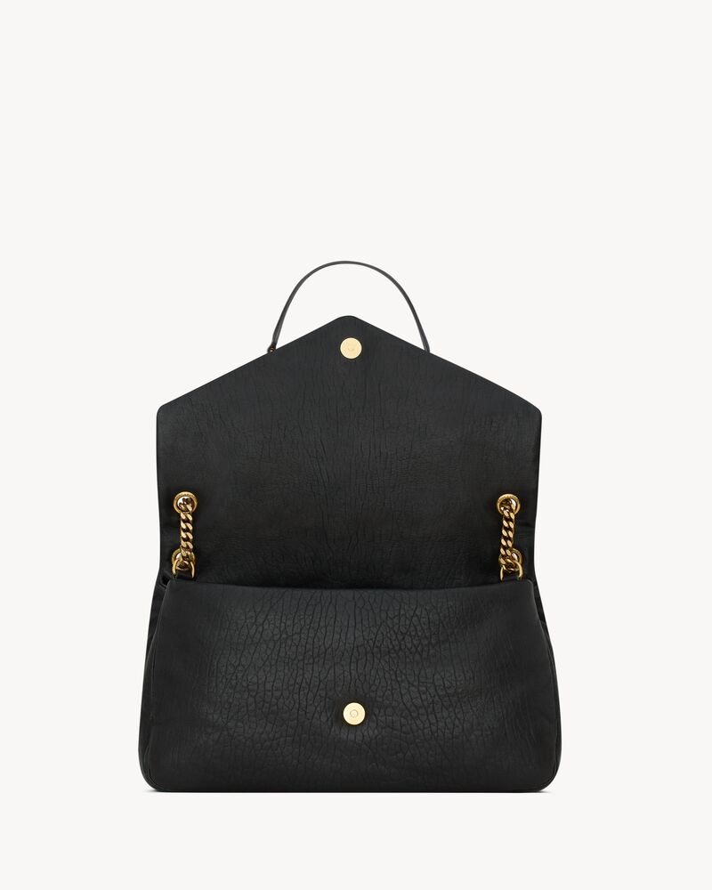 Calypso粒面羊皮革大号手袋