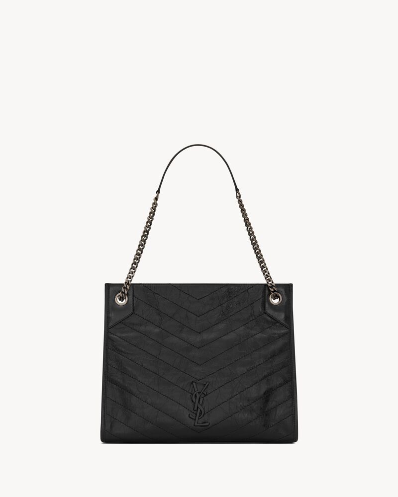 NIKI SHOPPING复古皮革手袋