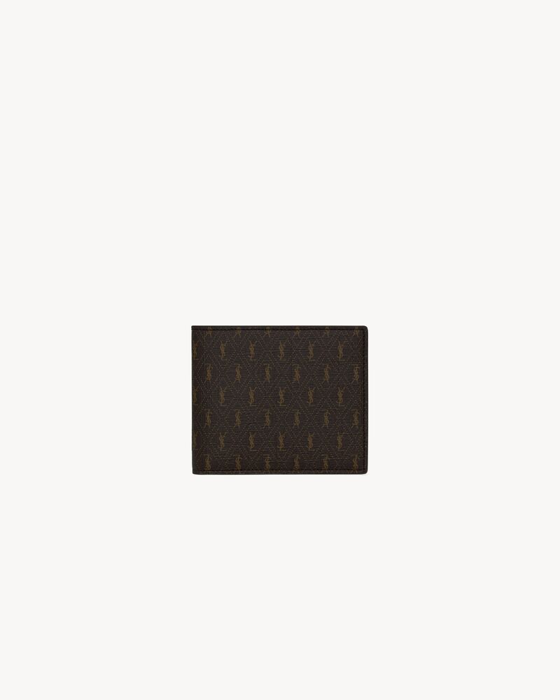 LE MONOGRAMME 圣罗兰 MONOGRAM涂层帆布饰零钱袋横款钱包