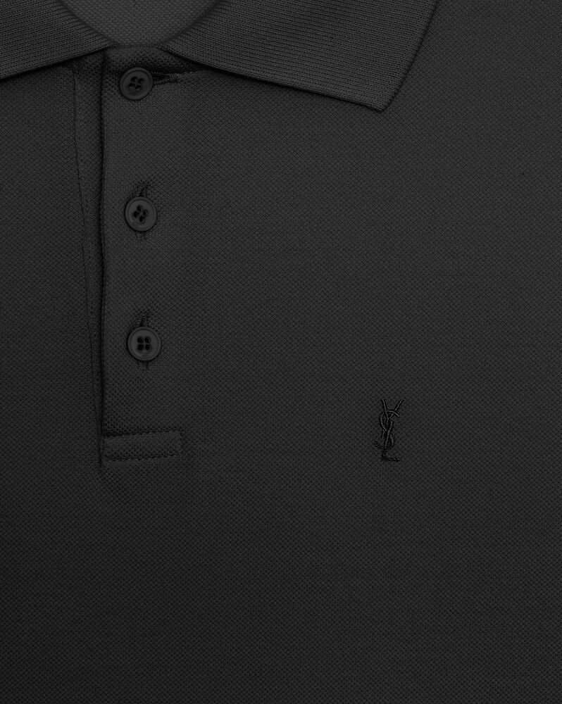 Monogram珠地棉polo衫