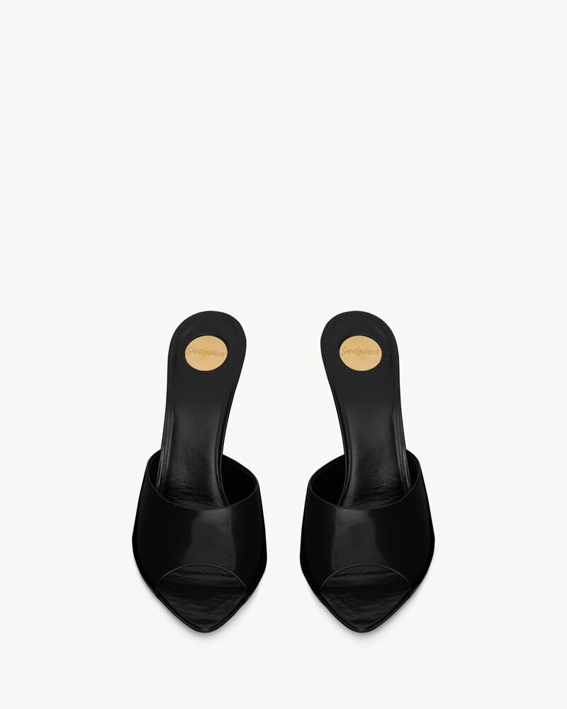 GOLDIE镜面皮革穆勒鞋