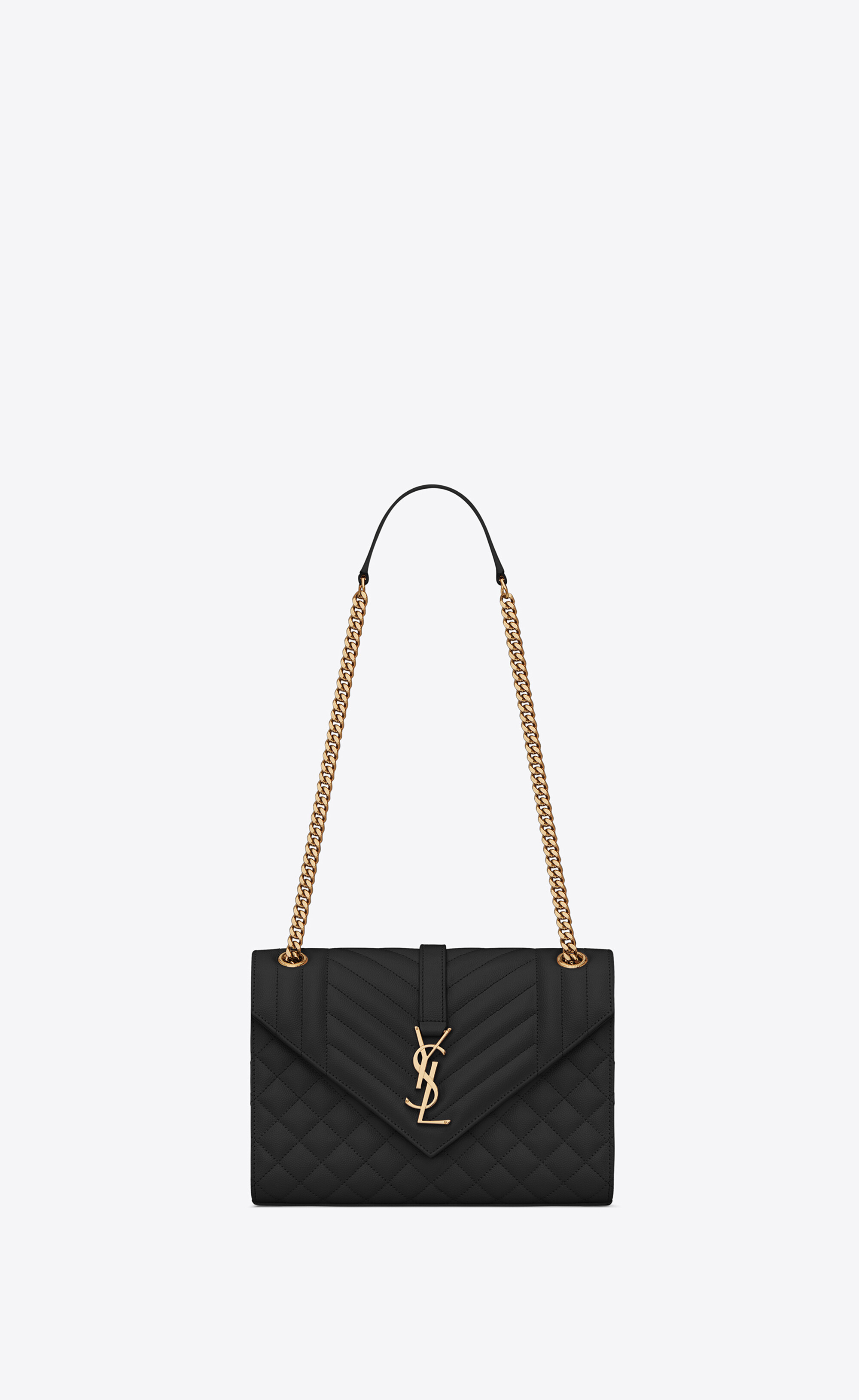 圣罗兰ENVELOPE中号粒面绗缝皮革手袋_Saint Laurent圣罗兰官方网站| YSL.CN