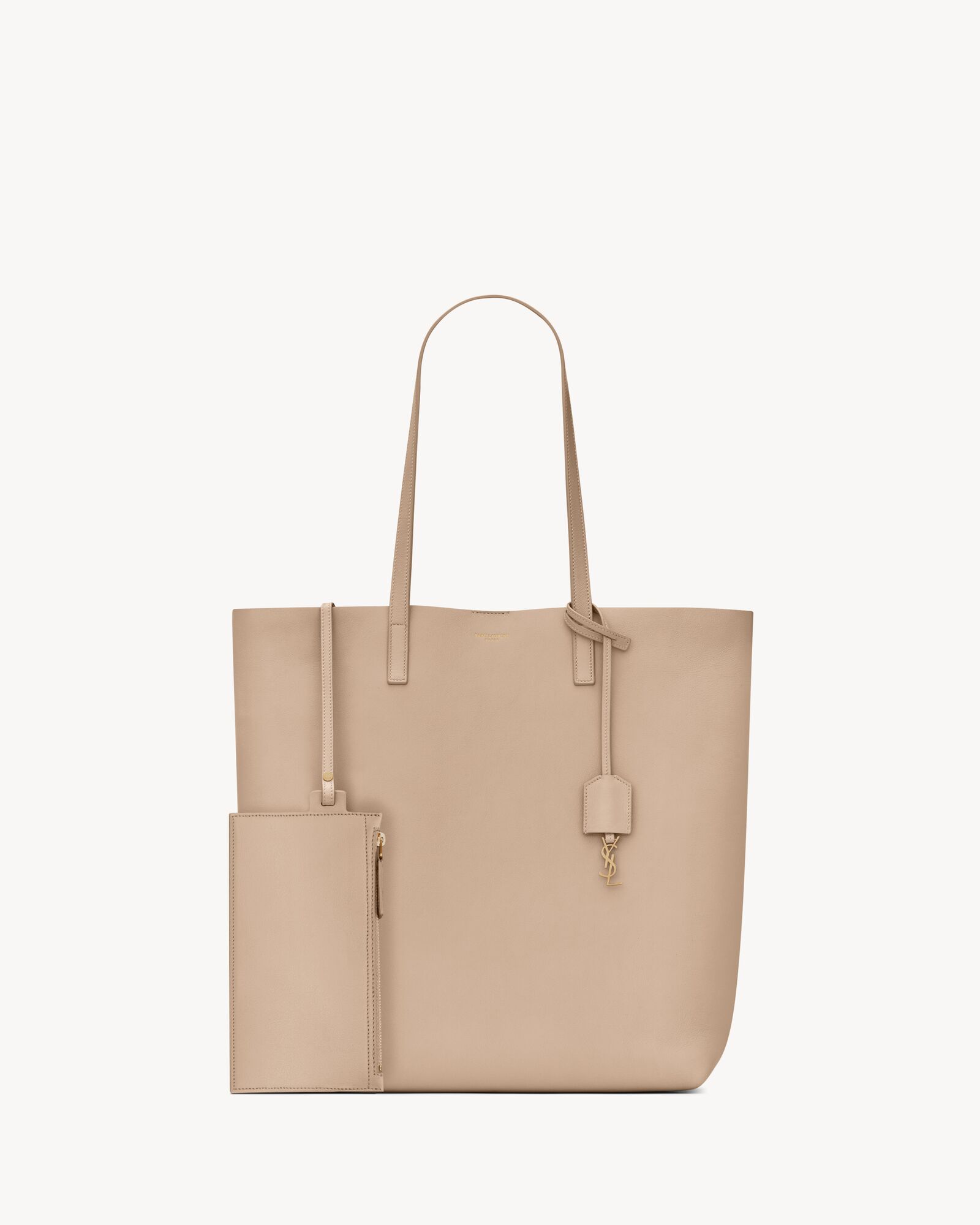 SHOPPING SAINT LAURENT皮革手袋竖款