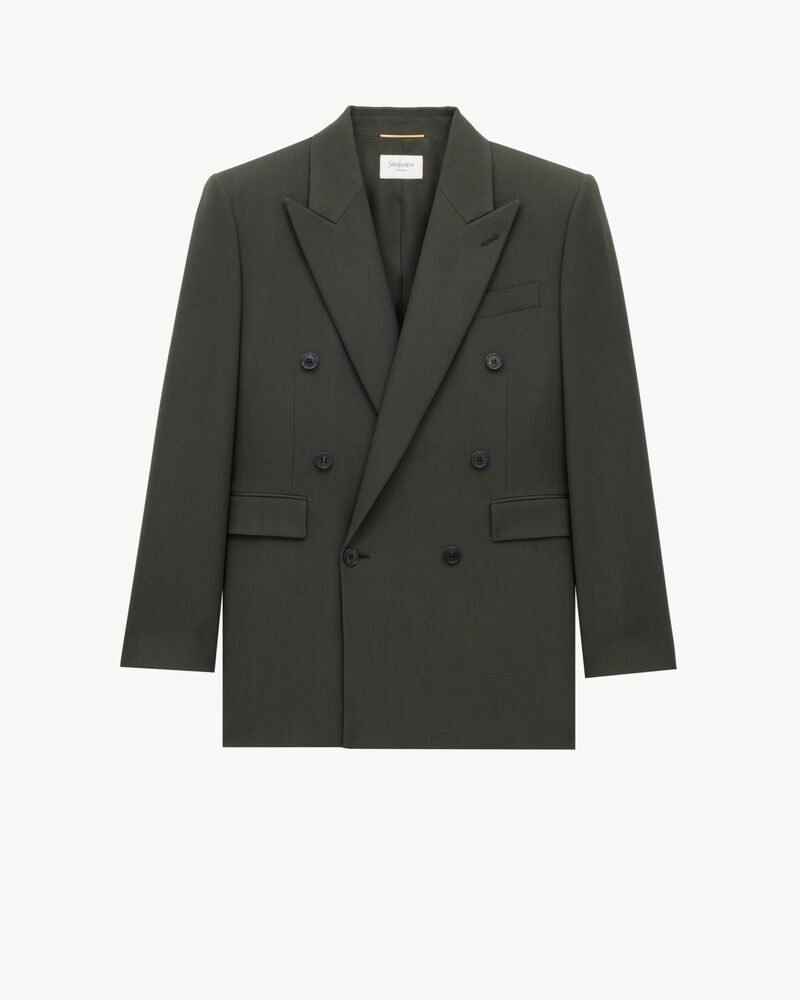 羊毛华达呢夹克