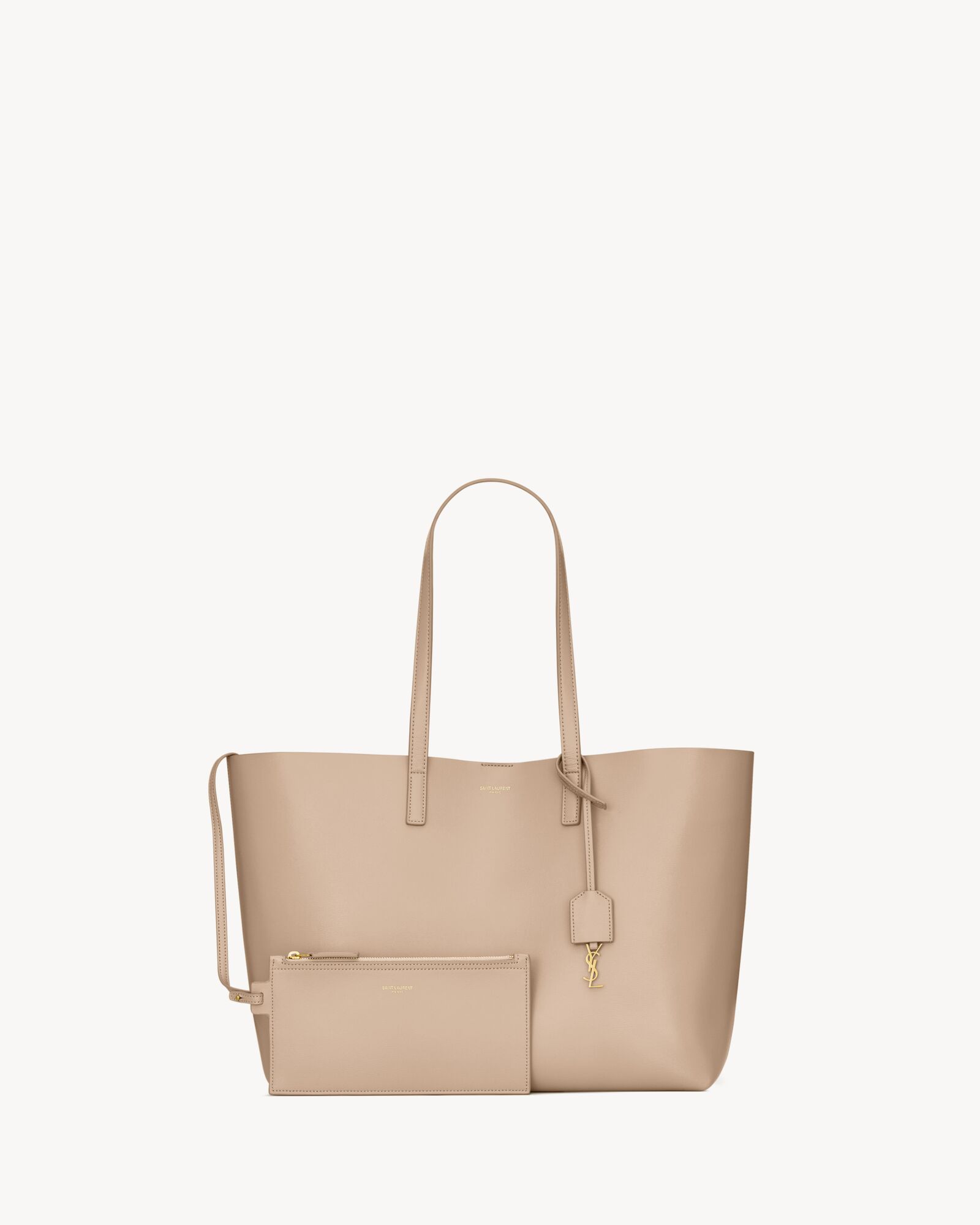 SHOPPING SAINT LAURENT皮革手袋横款