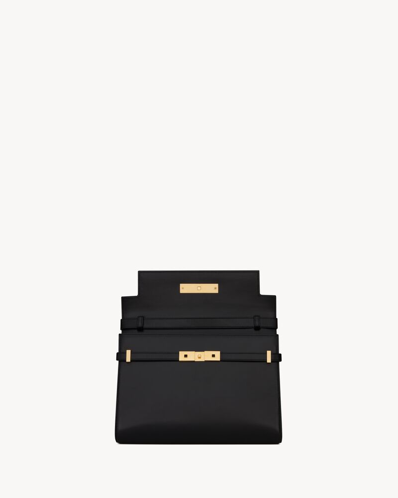 MANHATTAN牛皮革中号手袋