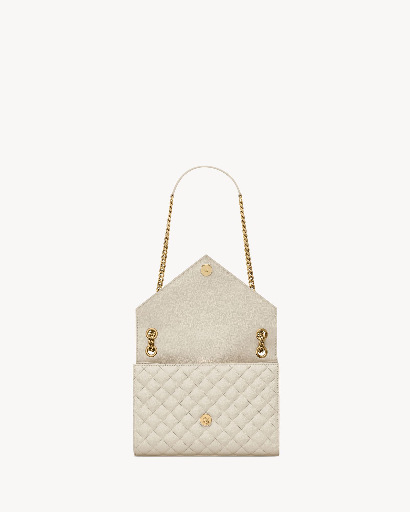 ENVELOPE中号粒面绗缝皮革手袋